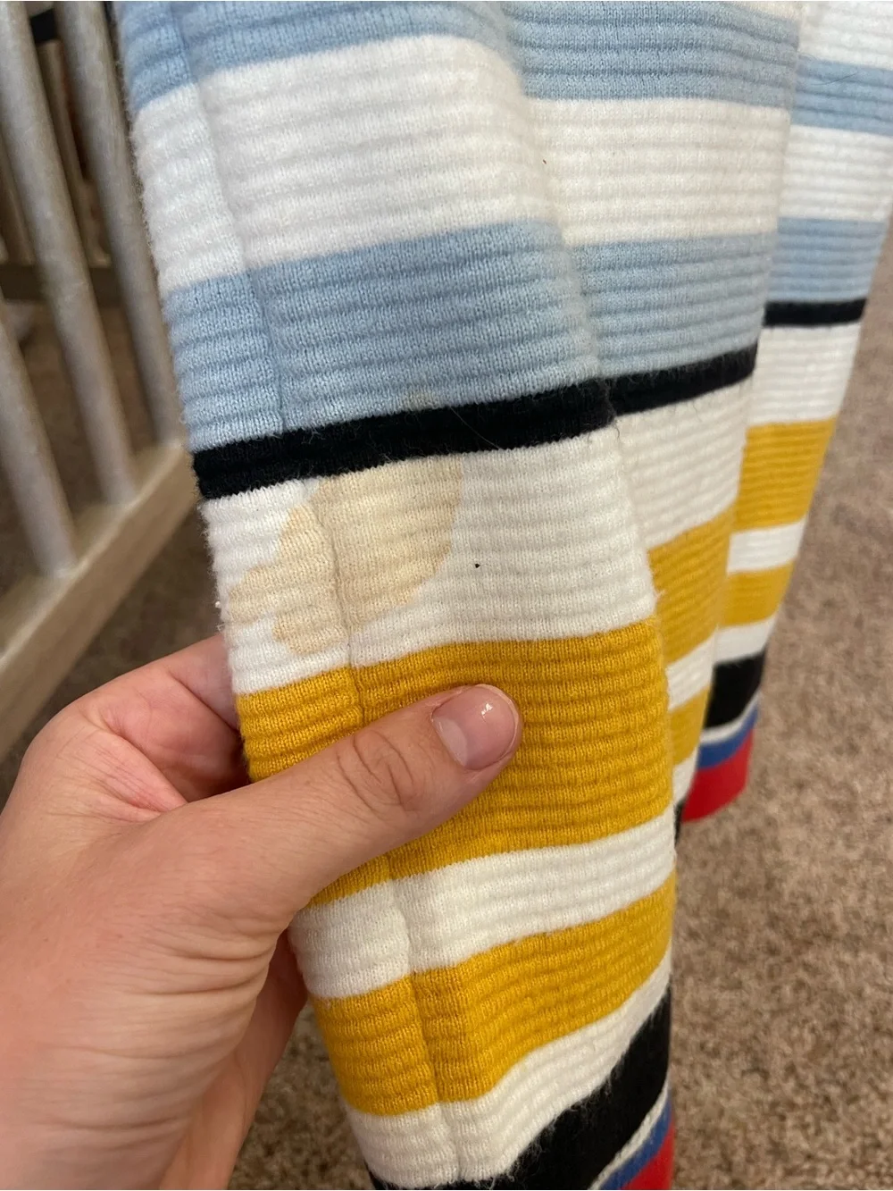 Sleeveless Multicolor Striped Midi Dress